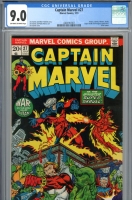 Captain Marvel #27 CGC 9.0 ow/w
