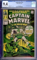 Captain Marvel #3 CGC 9.4 ow/w