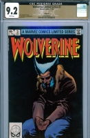 Wolverine Limited Series #3 CGC 9.2 w Winnipeg