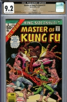 Master of Kung Fu Annual #1 CGC 9.2 ow/w Winnipeg