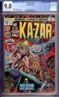 Ka-Zar #5 CGC 9.0 ow