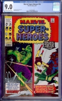 Marvel Super-Heroes #26 CGC 9.0 ow/w