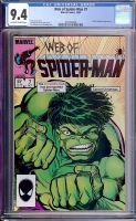 Web of Spider-Man #7 CGC 9.4 ow/w