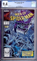 Web of Spider-Man #40 CGC 9.4 w