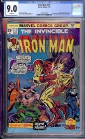 Iron Man #72 CGC 9.0 w
