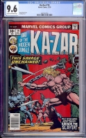 Ka-Zar #19 CGC 9.6 cr/ow