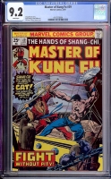 Master of Kung Fu #39 CGC 9.2 w