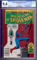Spectacular Spider-Man Annual #8 CGC 9.4 w Newsstand Edition