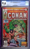 Conan the Barbarian Annual #5 CGC 9.6 w