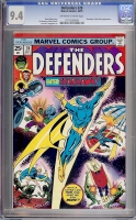 Defenders #28 CGC 9.4 ow/w