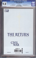 Civil War: The Return #1 CGC 9.8 w