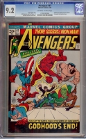 Avengers #97 CGC 9.2 ow/w