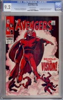 Avengers #57 CGC 9.2 ow