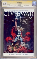 Civil War #4 CGC 9.8 w CGC Signature SERIES
