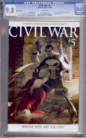Civil War #5 CGC 9.8 w Variant Cover