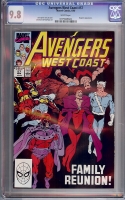 Avengers West Coast #57 CGC 9.8 w