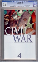 Civil War #4 CGC 9.8 w
