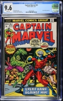 Captain Marvel #25 CGC 9.6 w