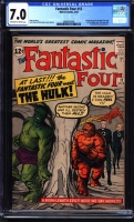 Fantastic Four #12 CGC 7.0 ow/w