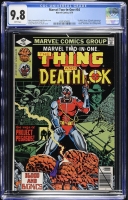 Marvel Two-In-One #54 CGC 9.8 w