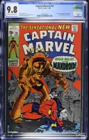 Captain Marvel #18 CGC 9.8 ow/w