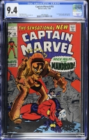 Captain Marvel #18 CGC 9.4 ow/w