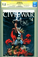 Civil War #4 CGC 9.8 w Variant Cover