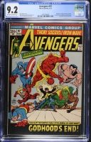 Avengers #97 CGC 9.2 ow/w