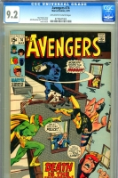 Avengers #74 CGC 9.2 ow/w
