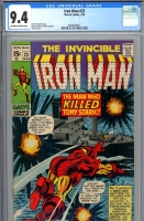 Iron Man #23 CGC 9.4 ow/w