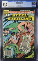 Steel Sterling #6 CGC 9.6 w Newsstand Edition