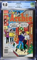 Archie #364 CGC 9.0 w Newsstand Edition