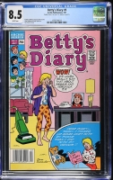Betty's Diary #9 CGC 8.5 w Double Cover