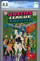 Justice League of America #54 CGC 8.0 ow/w