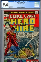 Hero For Hire #10 CGC 9.4 ow/w