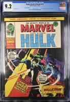 Mighty World of Marvel #112 CGC 9.2 ow/w United Kingdom