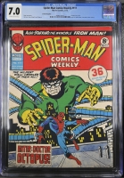 Spider-Man Comics Weekly #117 CGC 7.0 ow/w United Kingdom