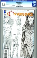 Convergence #1 CGC 9.6 w Finch Sketch Cover