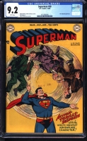 Superman #59 CGC 9.2 w