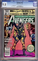 Avengers #213 CGC 9.8 ow/w