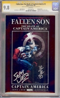 Fallen Son: The Death of Captain America #3 CGC 9.8 w CGC Signature SERIES