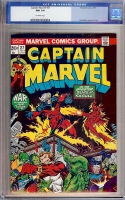 Captain Marvel #27 CGC 9.4 cr/ow