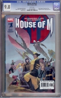 House of M #1 CGC 9.8 w