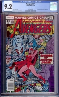 Avengers #171 CGC 9.2 w