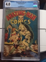 Amazing-Man Comics #14 CGC 4.0 cr/ow