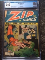 Zip Comics #13 CGC 2.0 ow/w