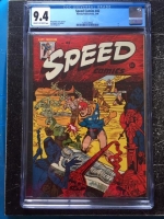 Speed Comics #42 CGC 9.4 cr/ow