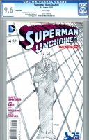 Superman Unchained #4 CGC 9.6 w
