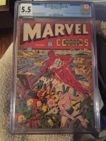 Marvel Mystery Comics #35 CGC 5.5 cr/ow