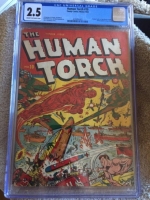 Human Torch #10 CGC 2.5 cr/ow